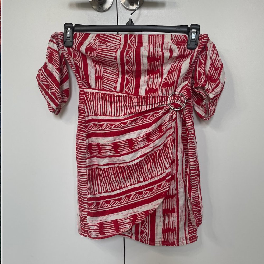 Mini off-shoulder dress